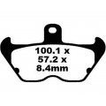 EBC Brakes EPFA Sintered Fast Street and Trackday Pads Front - EPFA407HH EBC Brakes EPFA Sintered Fast Street and Trackday Pads Front - EPFA407HH